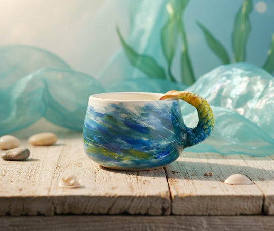 🧜The Story of the Mermaid Tail Mug
