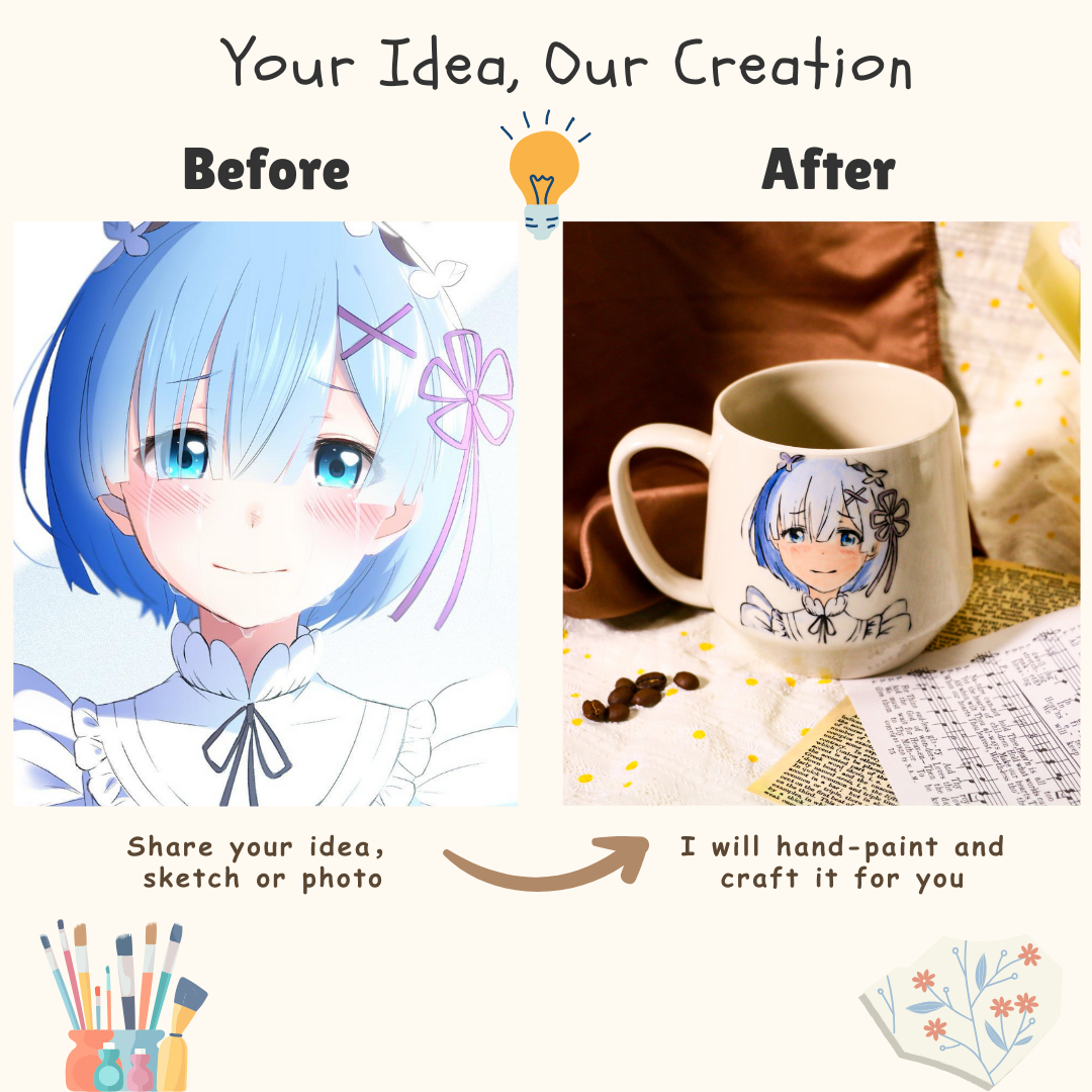 Hand-Painted Naruto Mug – Custom Anime Ceramic Cup for Fans