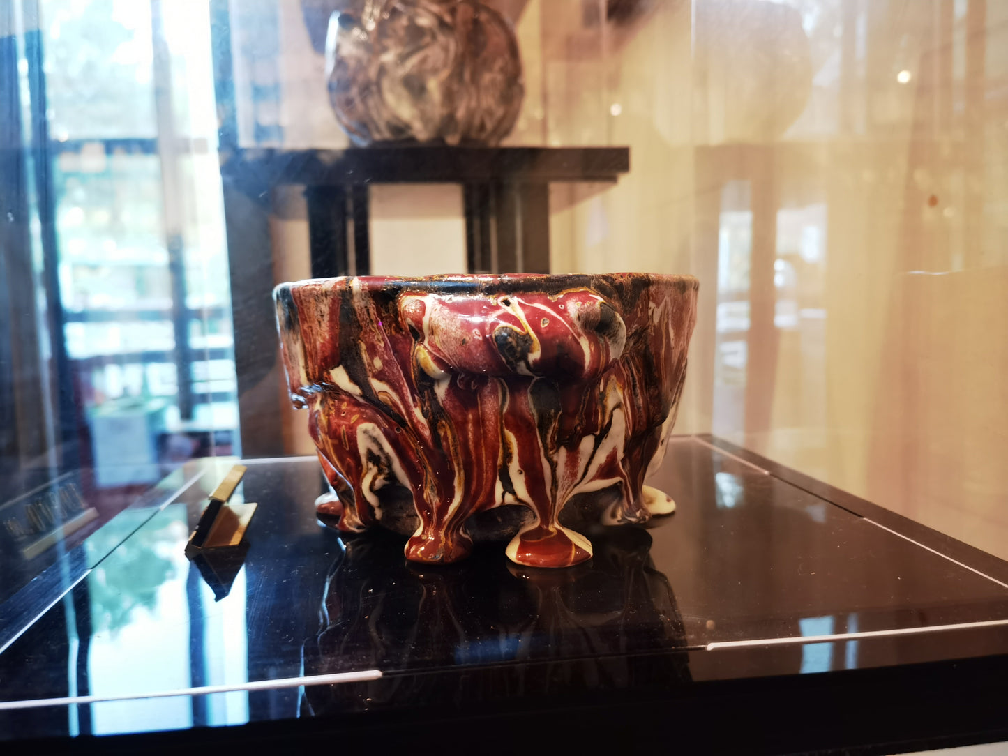 Red Onyx Teacups, Volcanic Clay Teacups for Tea Lovers