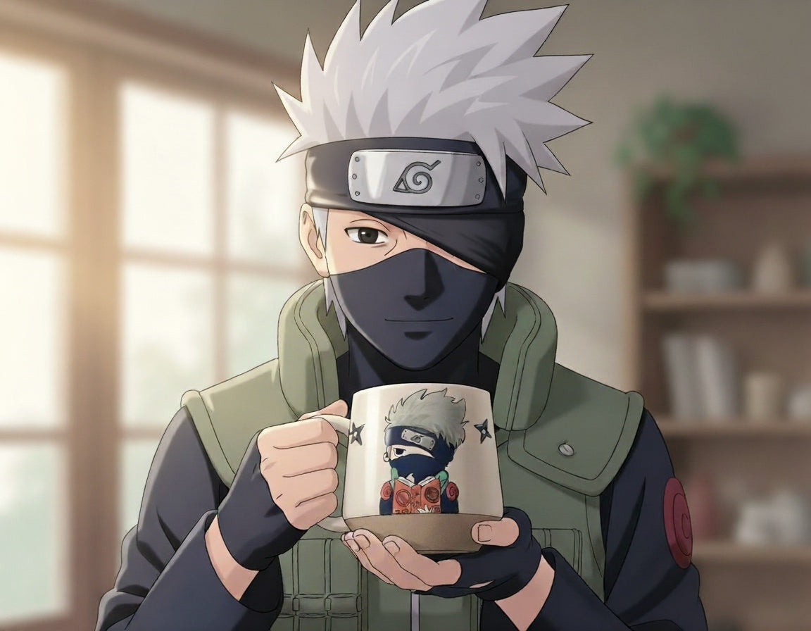 Hand-Painted Naruto Mug – Custom Anime Ceramic Cup for Fans