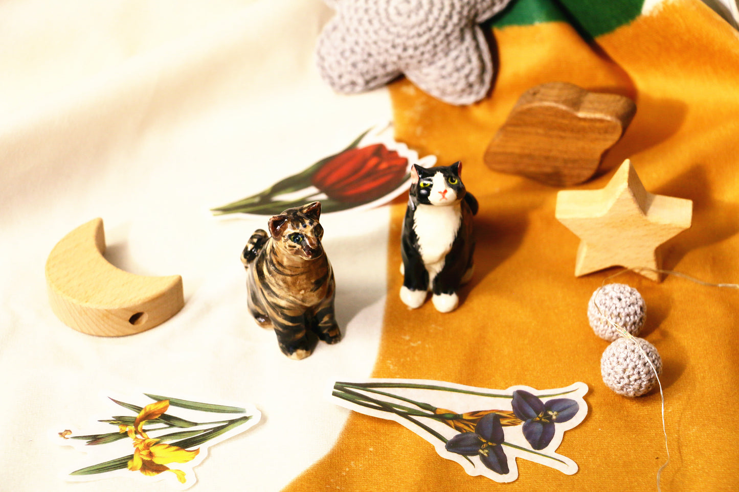 Custom Cat Ceramic Figurine, Personalized Pet Sculpture, Handmade Cat Pottery Miniature