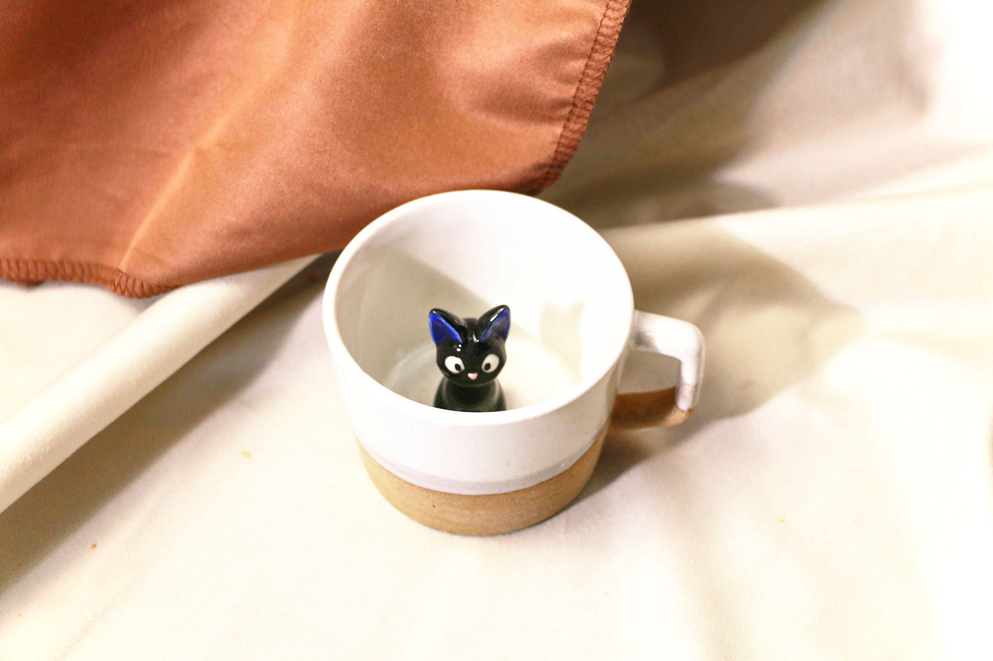 Custom Ceramic Pet Mug, 10Oz Personalized Coffee Mug with Dog or Cat Figurine