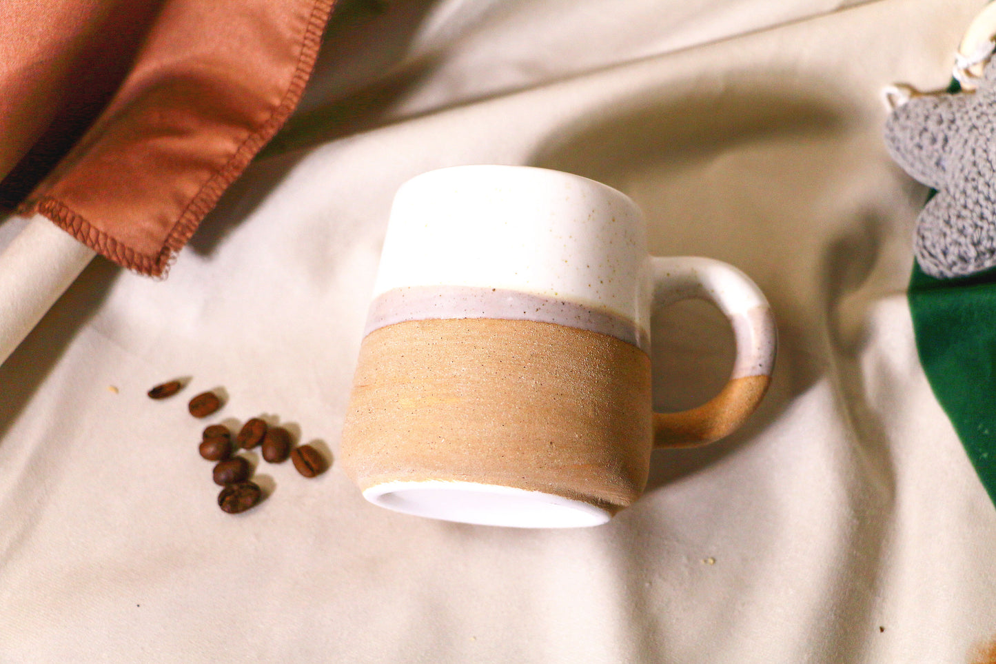 Custom Handmade Ceramic Pet Mug, Personalized Coffee Mug with Dog or Cat Figurine