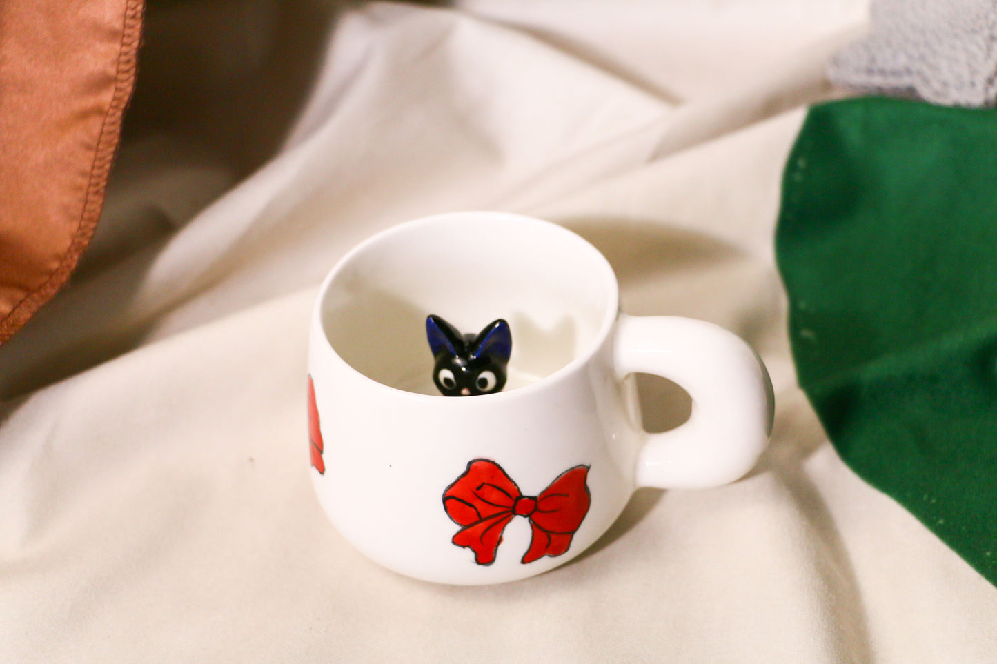 Custom Ceramic Pet Mug, 9Oz Handmade Personalized Coffee Mug with Dog or Cat Figurine