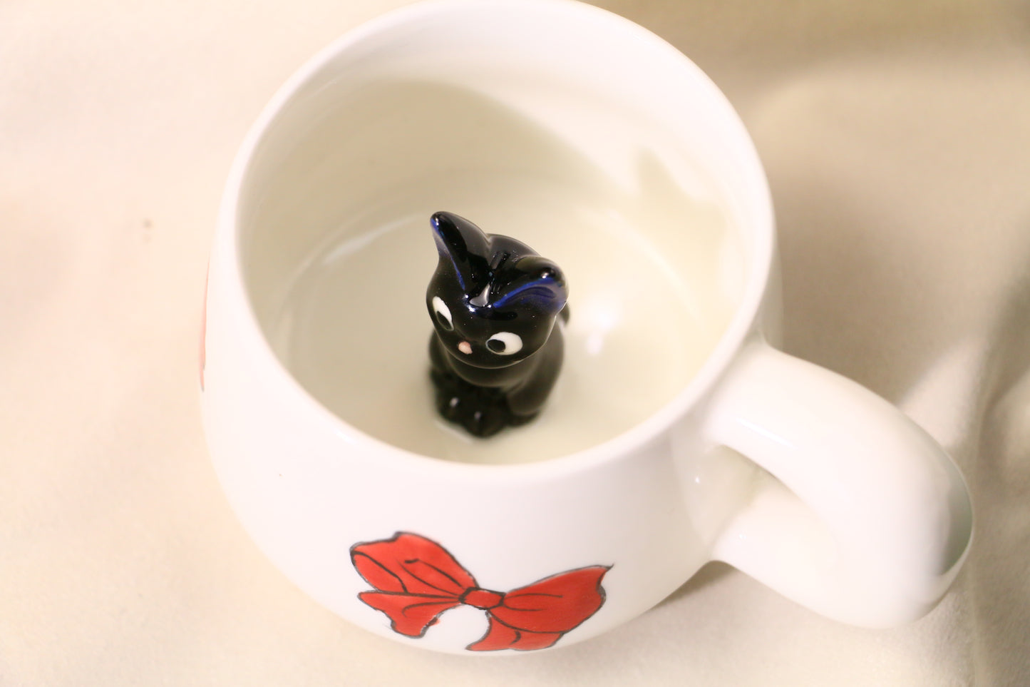 Custom Ceramic Pet Mug, 9Oz Handmade Personalized Coffee Mug with Dog or Cat Figurine