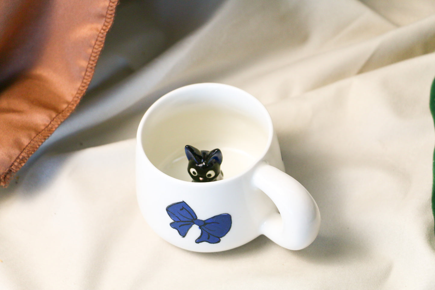 Custom Ceramic Pet Mug, 9Oz Handmade Personalized Coffee Mug with Dog or Cat Figurine