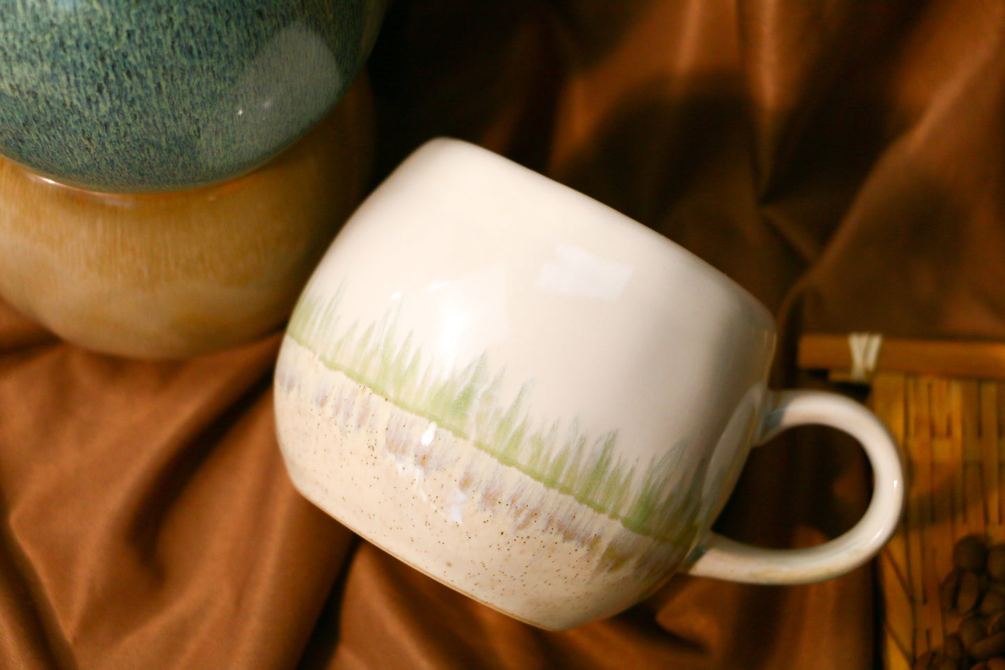 Handmade Personalized Ceramic Coffee Mug, Custom Name/Logo Coffee Mug