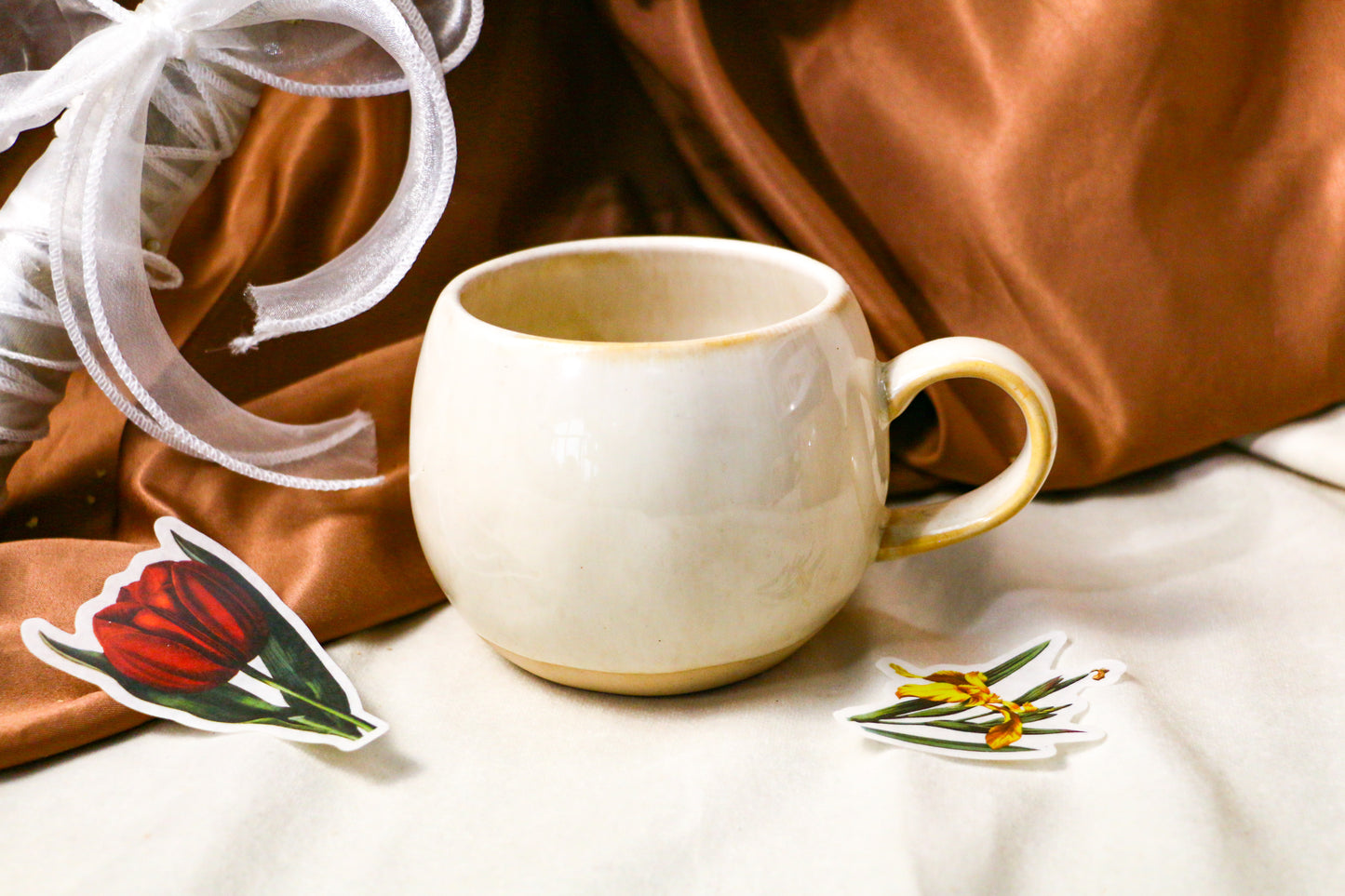 Handmade Personalized Ceramic Coffee Mug, Custom Name/Logo Coffee Mug
