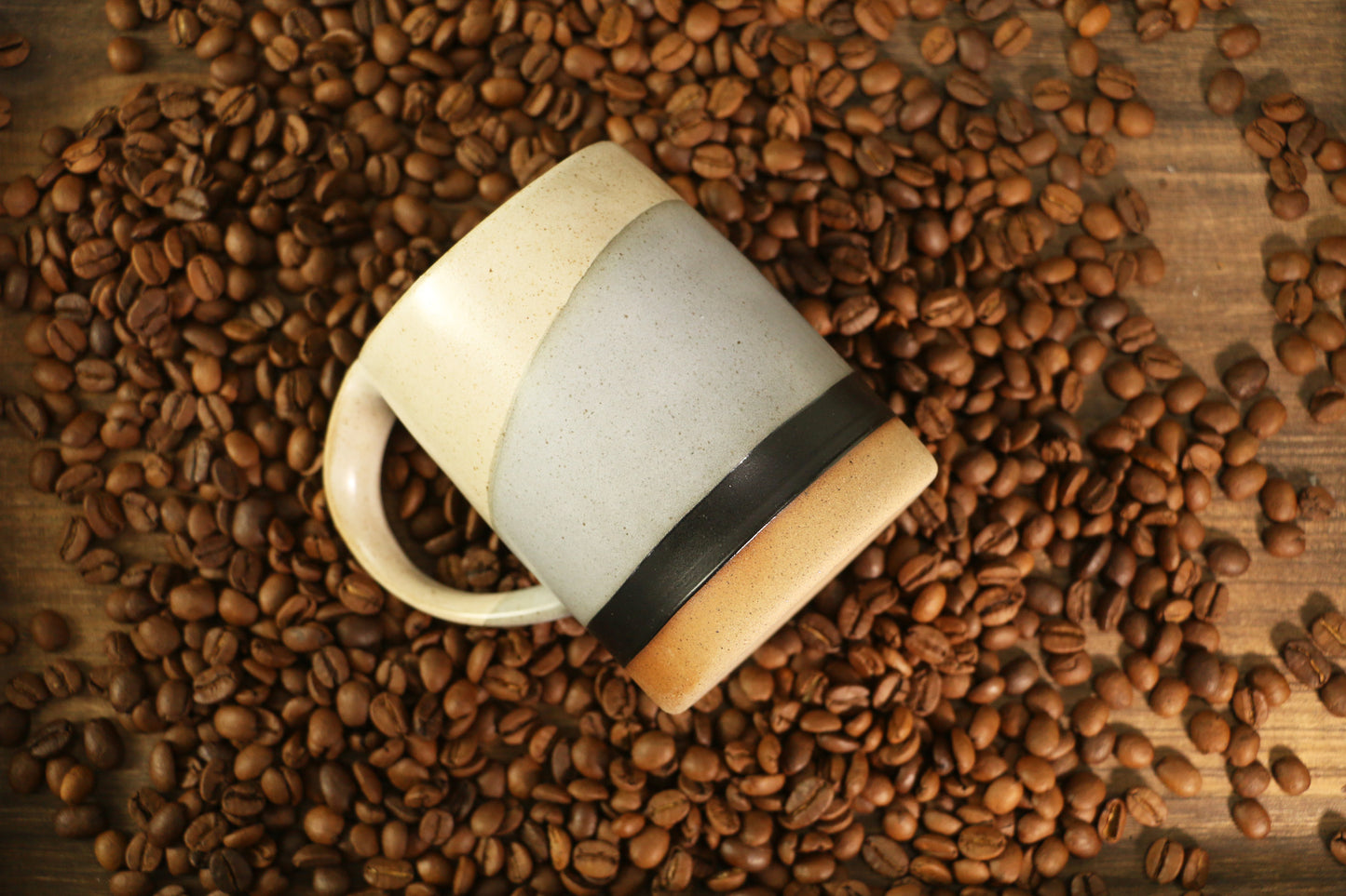 Custom Engraved Ceramic Mug – Personalized Name or Logo – Handmade Pottery Coffee Cup