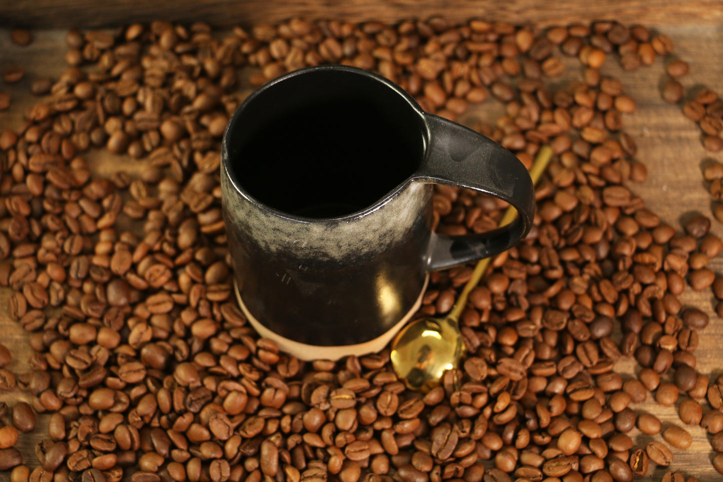 Custom Engraved Ceramic Mug – Personalized Name or Logo – Handmade Pottery Coffee Cup