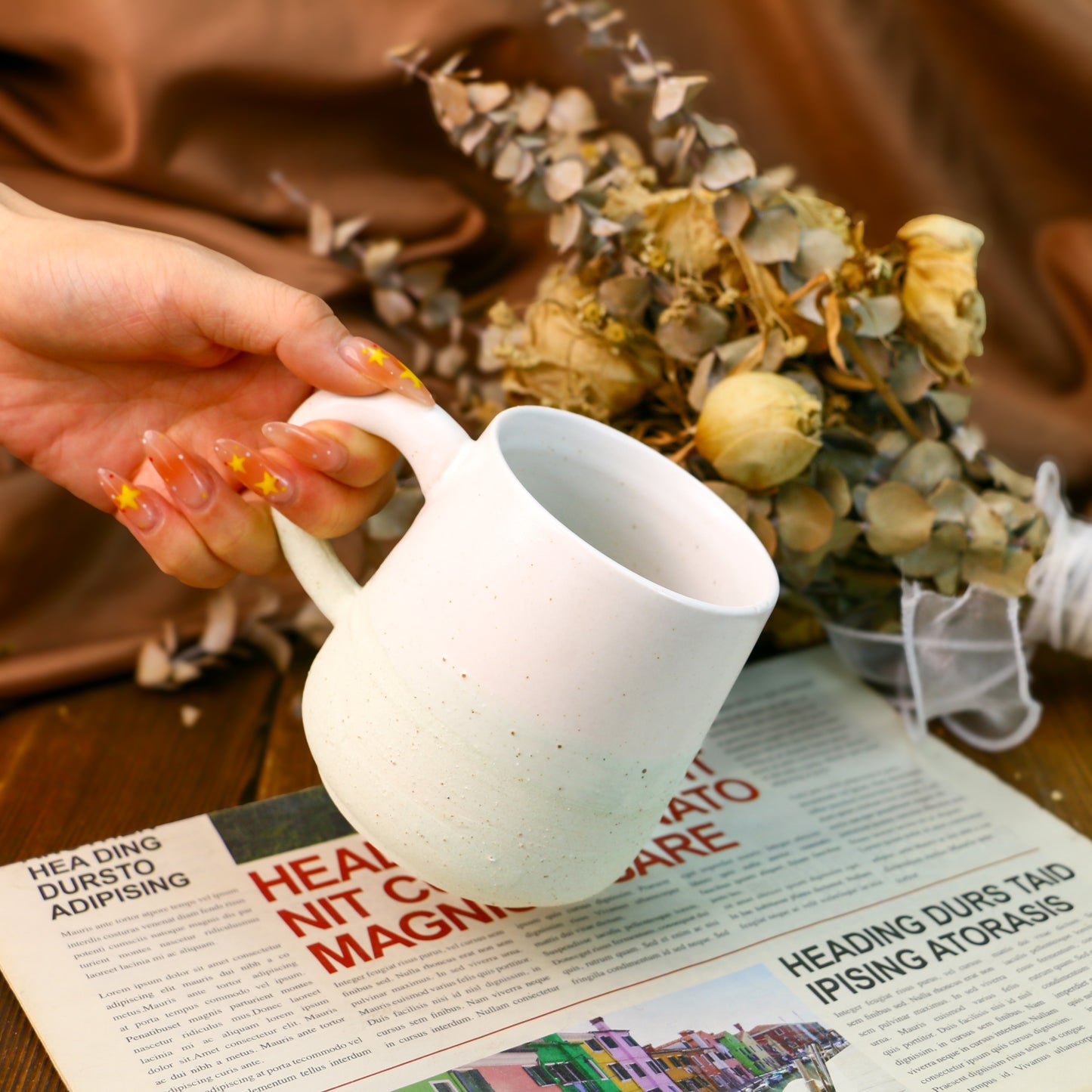 Totoro Handmade Ceramic Mug – Cozy Ghibli Gift for Anime & Tea Lovers