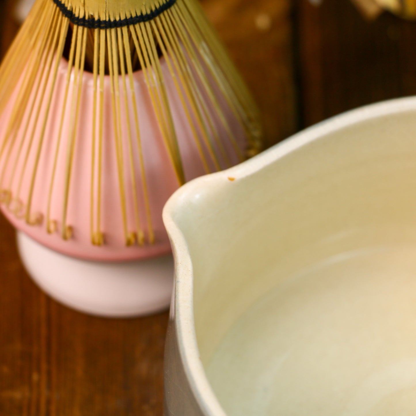 Handmade Custom Totoro Matcha Bowl Set– Personalized Ceramic Gift for Tea Lovers