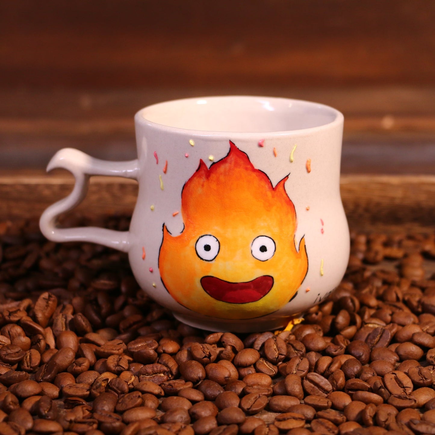 Howl Handmade Ceramic Mug – Personalized Pottery Gift for Anime Fans