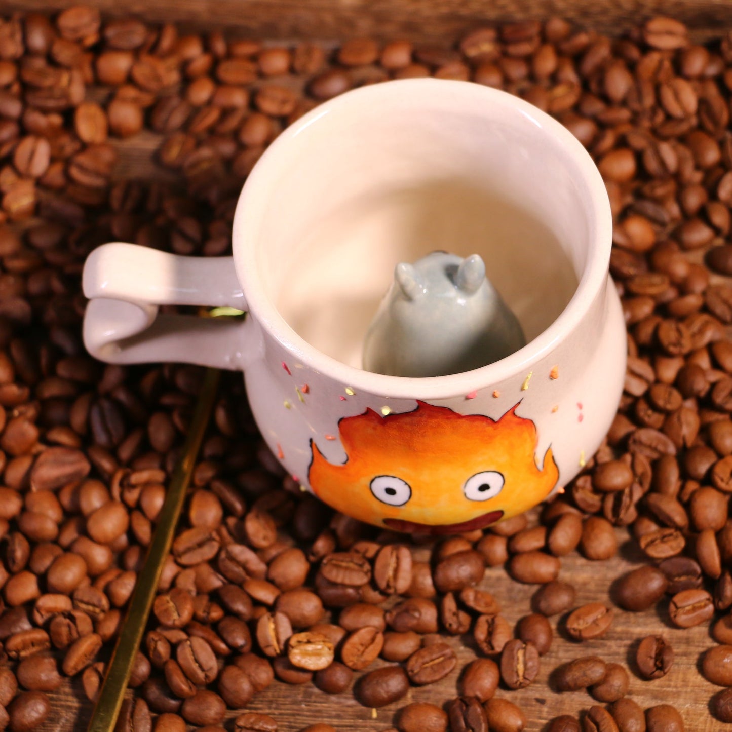 Howl Handmade Ceramic Mug – Personalized Pottery Gift for Anime Fans