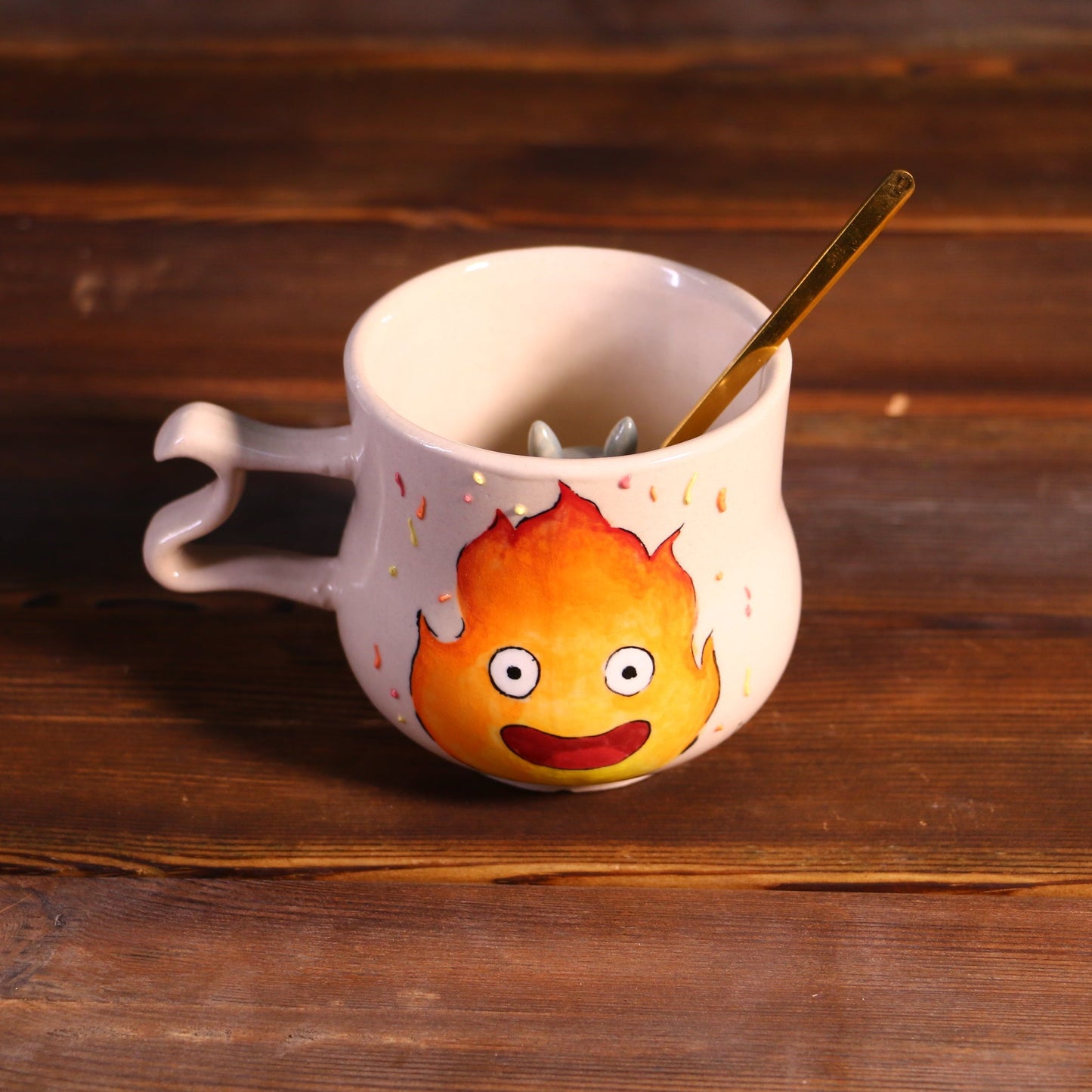 Howl Handmade Ceramic Mug – Personalized Pottery Gift for Anime Fans