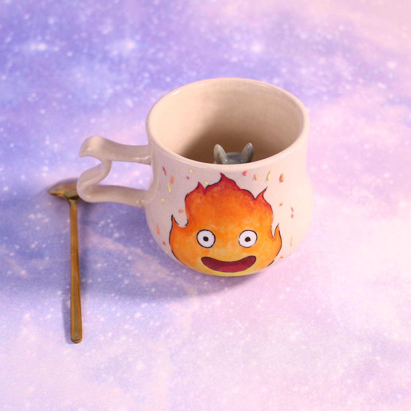 Howl Handmade Ceramic Mug – Personalized Pottery Gift for Anime Fans