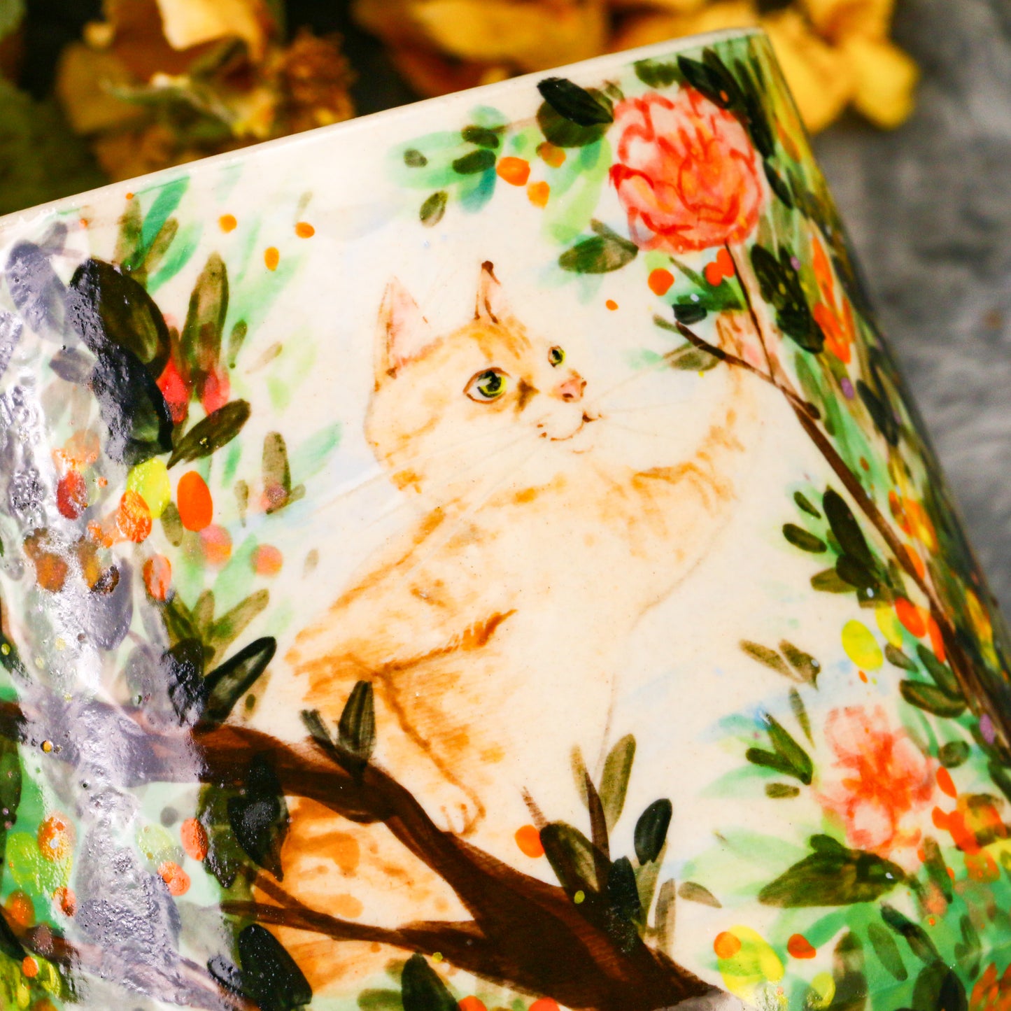 Custom Hand-Painted Portraits Mug, Personalized Art from Your Photo or Idea