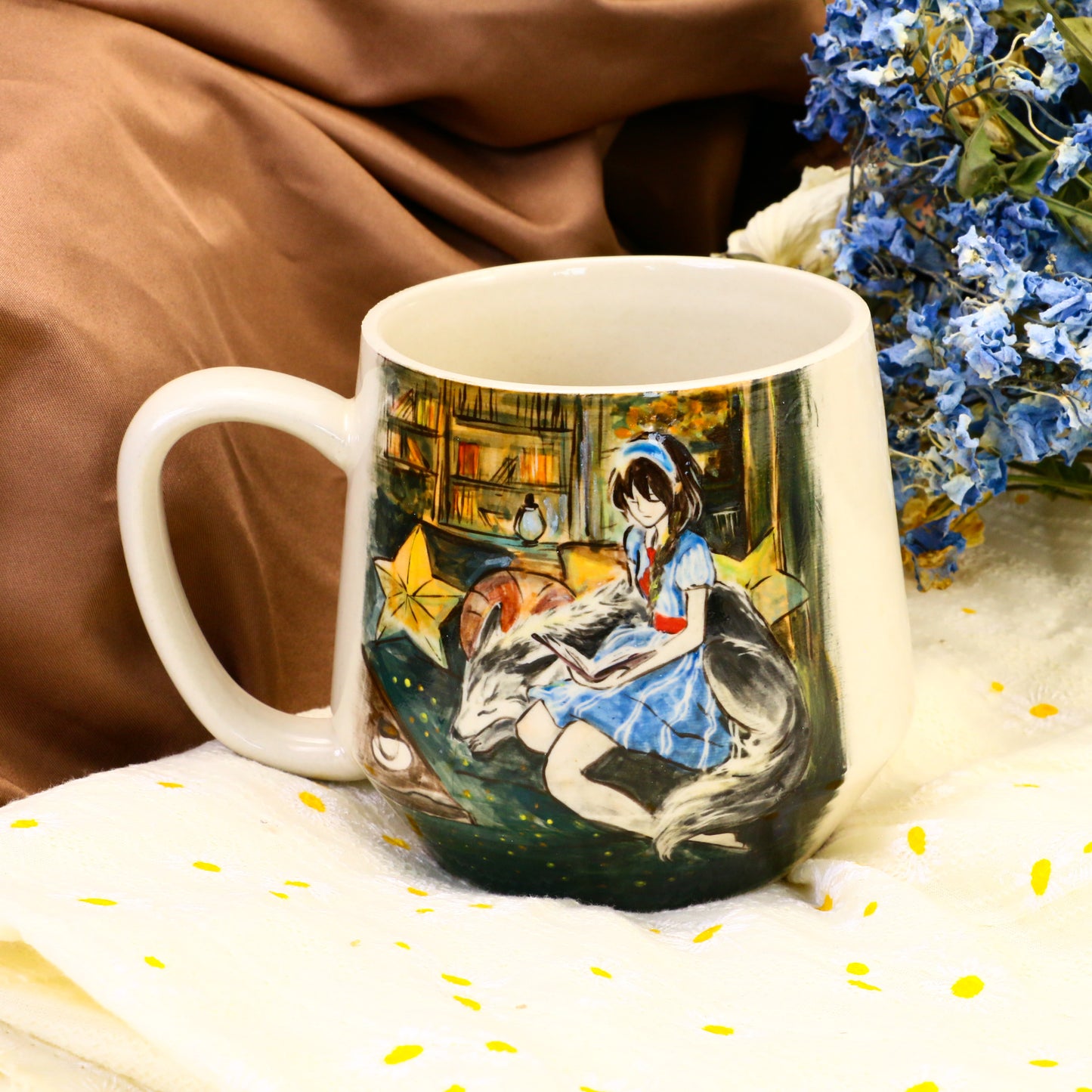 Hand-Painted Naruto Mug – Custom Anime Ceramic Cup for Fans