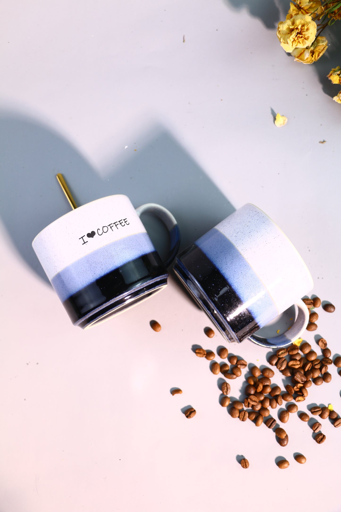 Handmade Minimalist Ceramic Coffee Mug - Custom Pottery Cup with Personalization