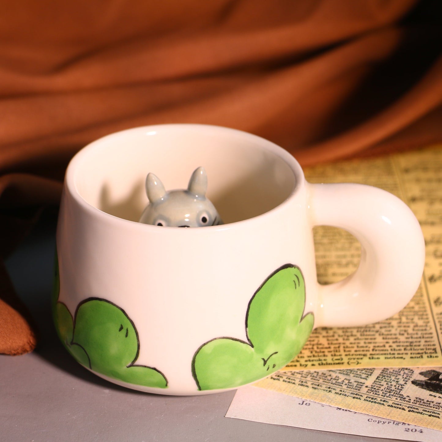 Handmade Totoro Mug – Cozy Ghibli Vibes for Tea & Coffee Lovers