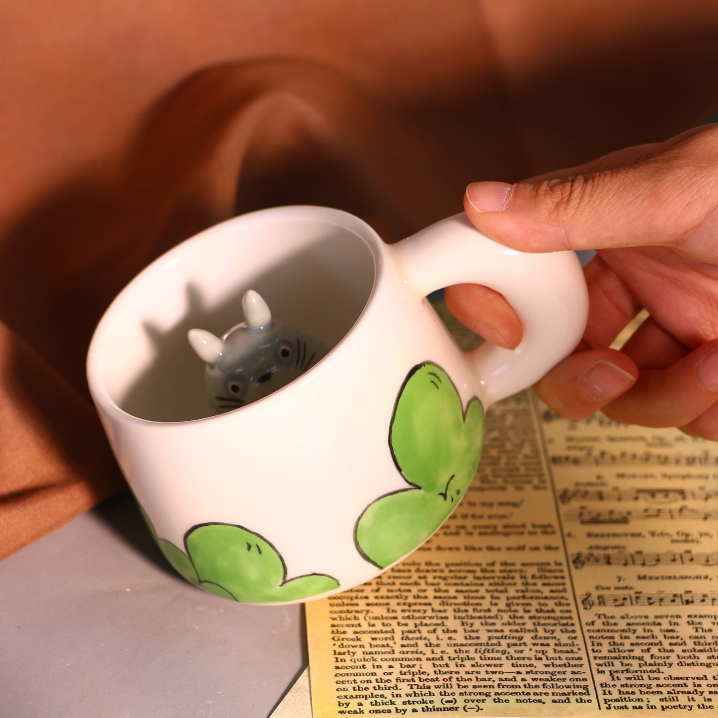 Handmade Totoro Mug – Cozy Ghibli Vibes for Tea & Coffee Lovers