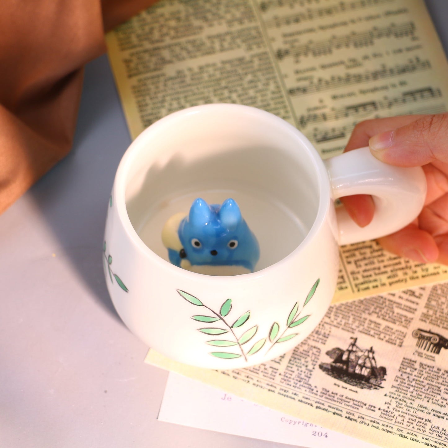 Handmade Totoro Mug – Cozy Ghibli Vibes for Tea & Coffee Lovers