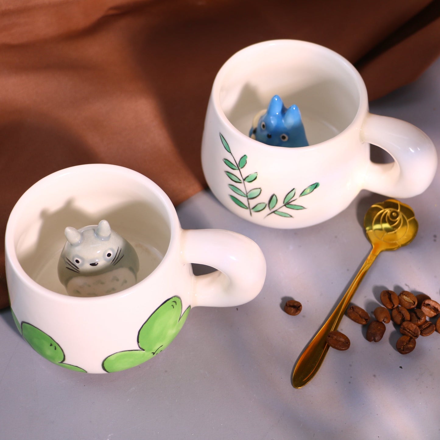 Handmade Totoro Mug – Cozy Ghibli Vibes for Tea & Coffee Lovers