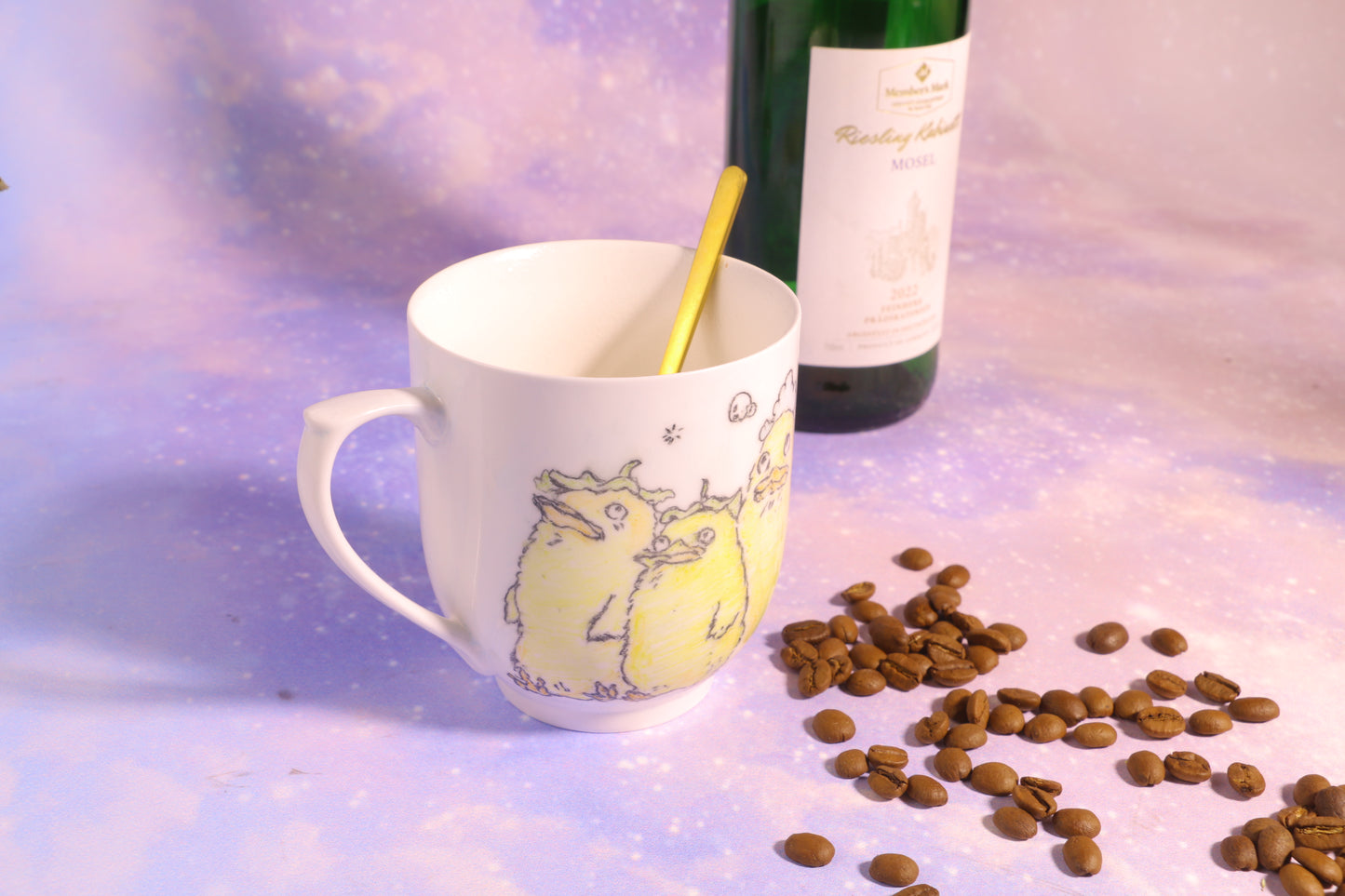 Duck Handmade Ceramic Coffee Mug, 12oz Pottery Tea Cup, House Warming Gifts