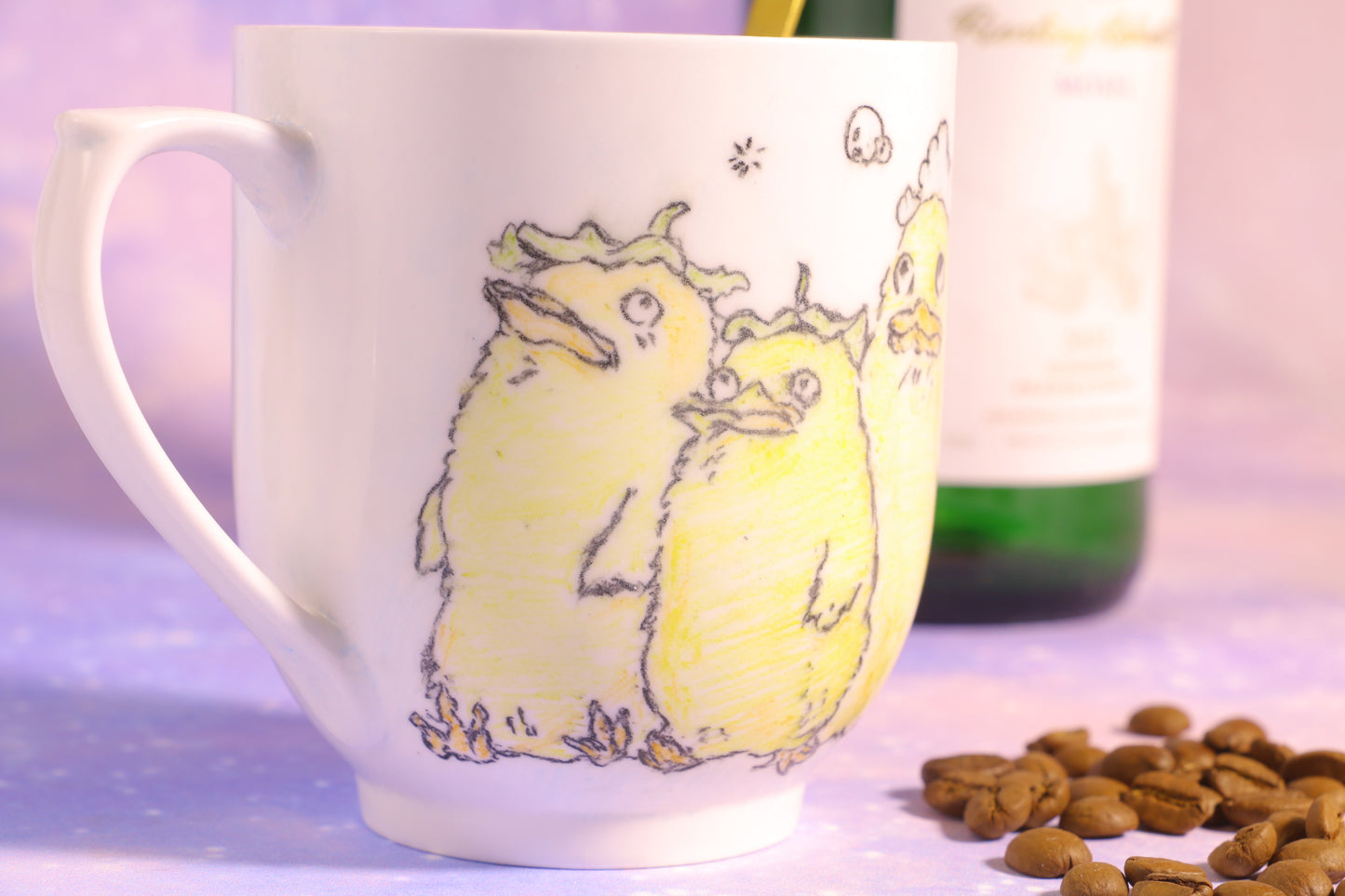 Duck Handmade Ceramic Coffee Mug, 12oz Pottery Tea Cup, House Warming Gifts