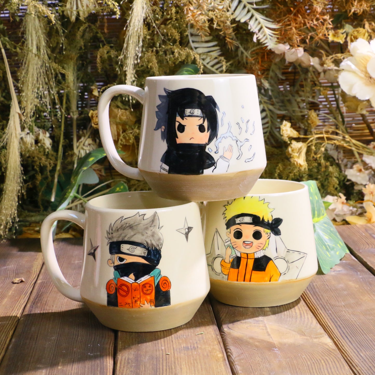Hand-Painted Naruto Mug – Custom Anime Ceramic Cup for Fans