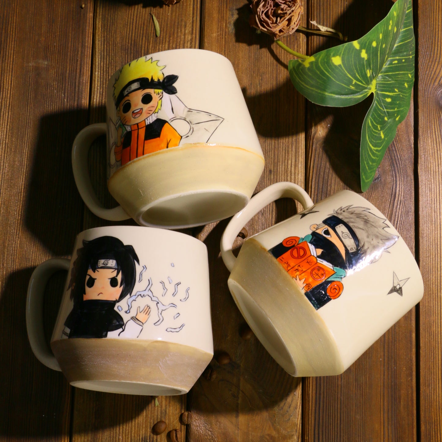 Hand-Painted Naruto Mug – Custom Anime Ceramic Cup for Fans