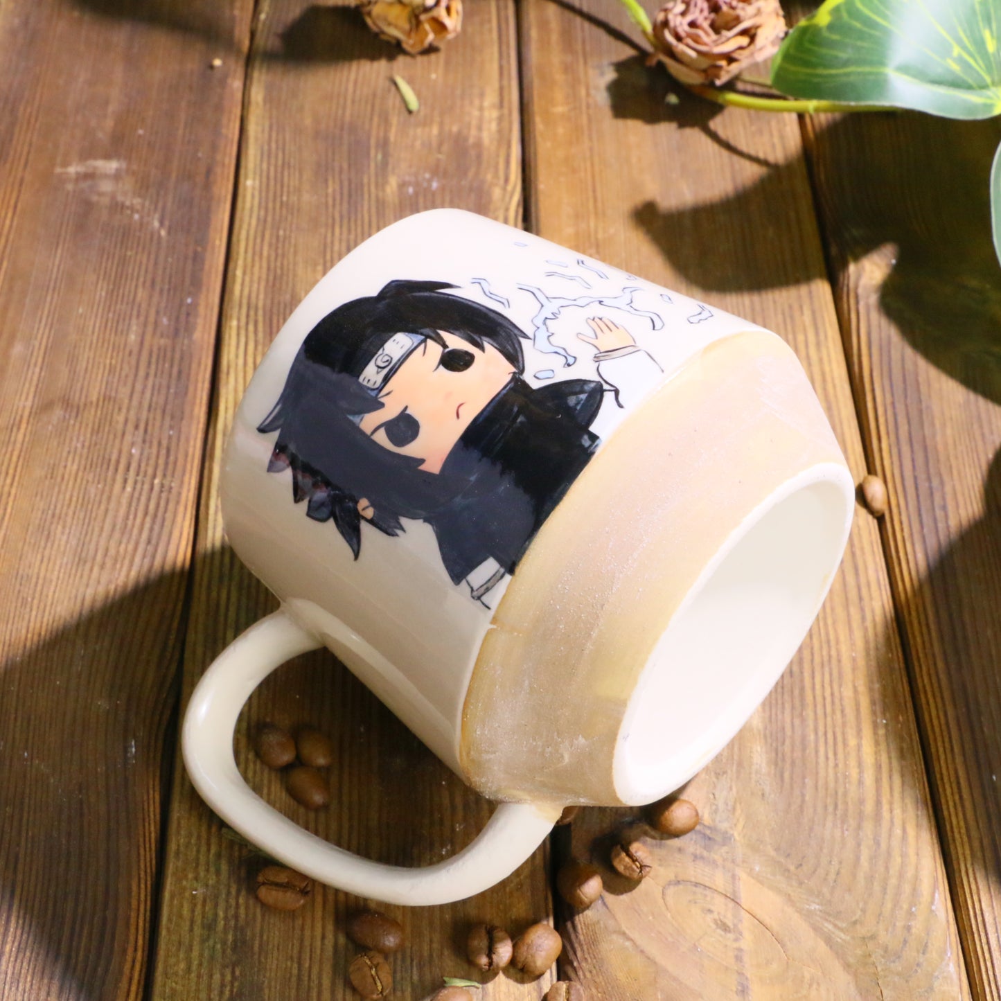 Hand-Painted Naruto Mug – Custom Anime Ceramic Cup for Fans