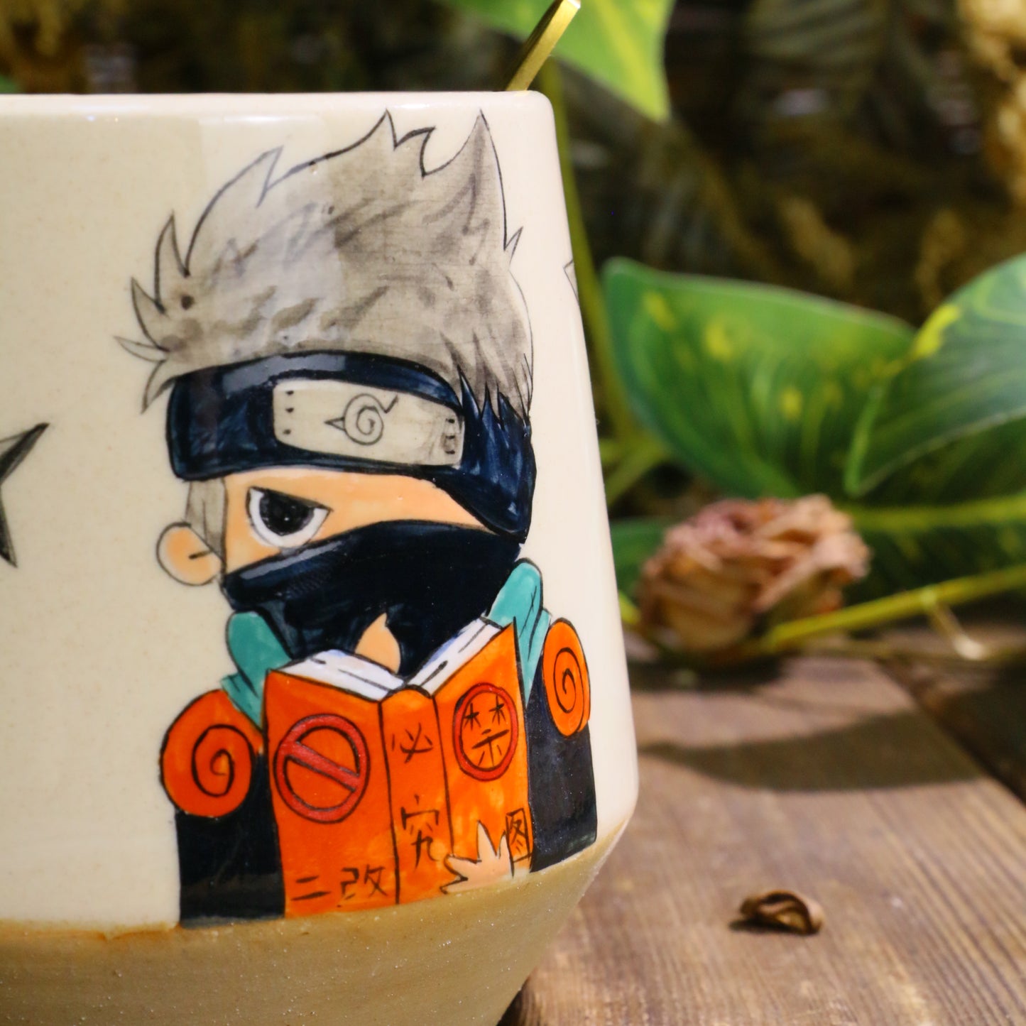 Hand-Painted Naruto Mug – Custom Anime Ceramic Cup for Fans