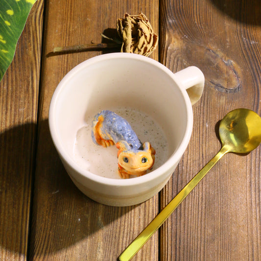 Nix-Inspired Handmade Ceramic Mug - Custom Star Wars Outlaws Gift for Gamers