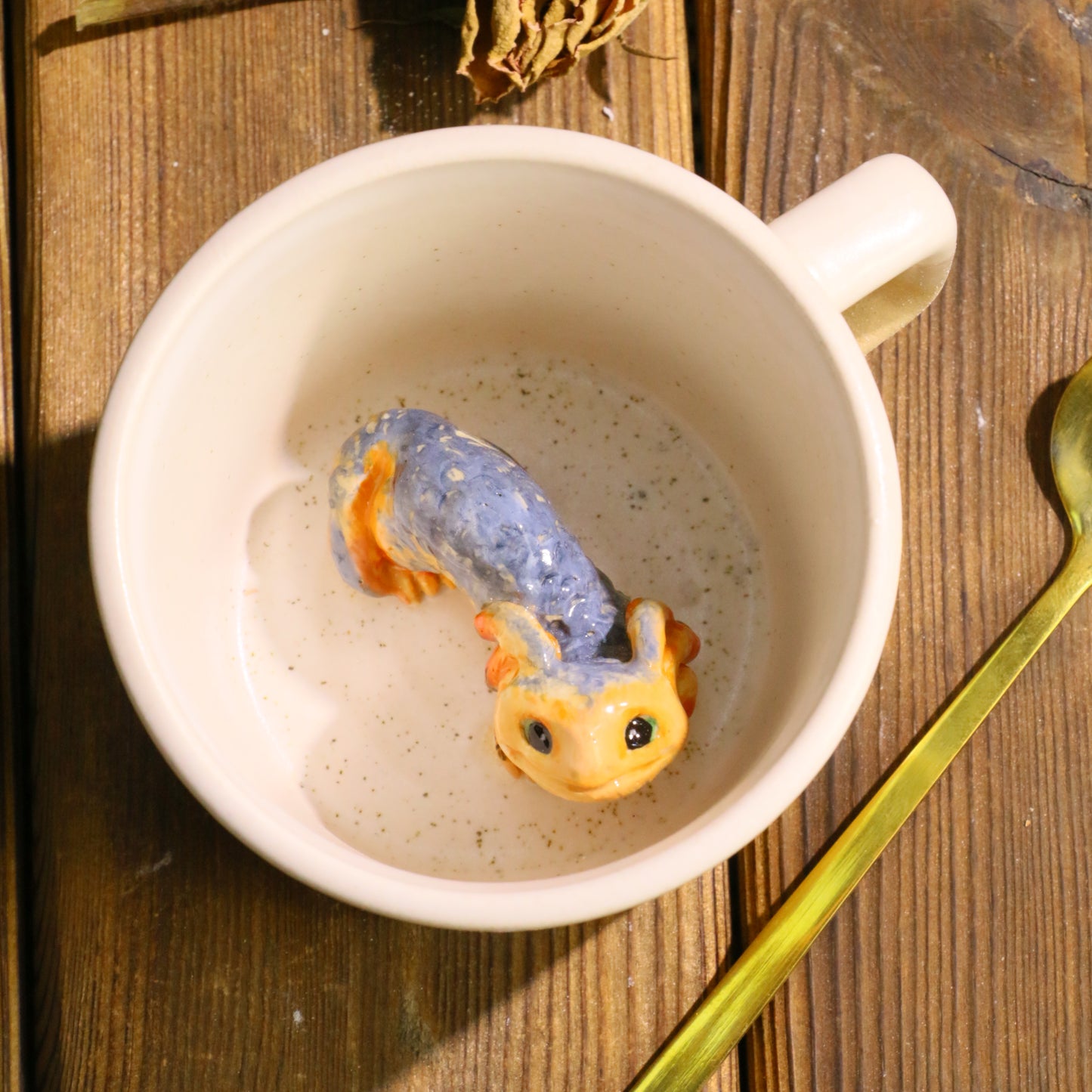 Nix-Inspired Handmade Ceramic Mug - Custom Star Wars Outlaws Gift for Gamers