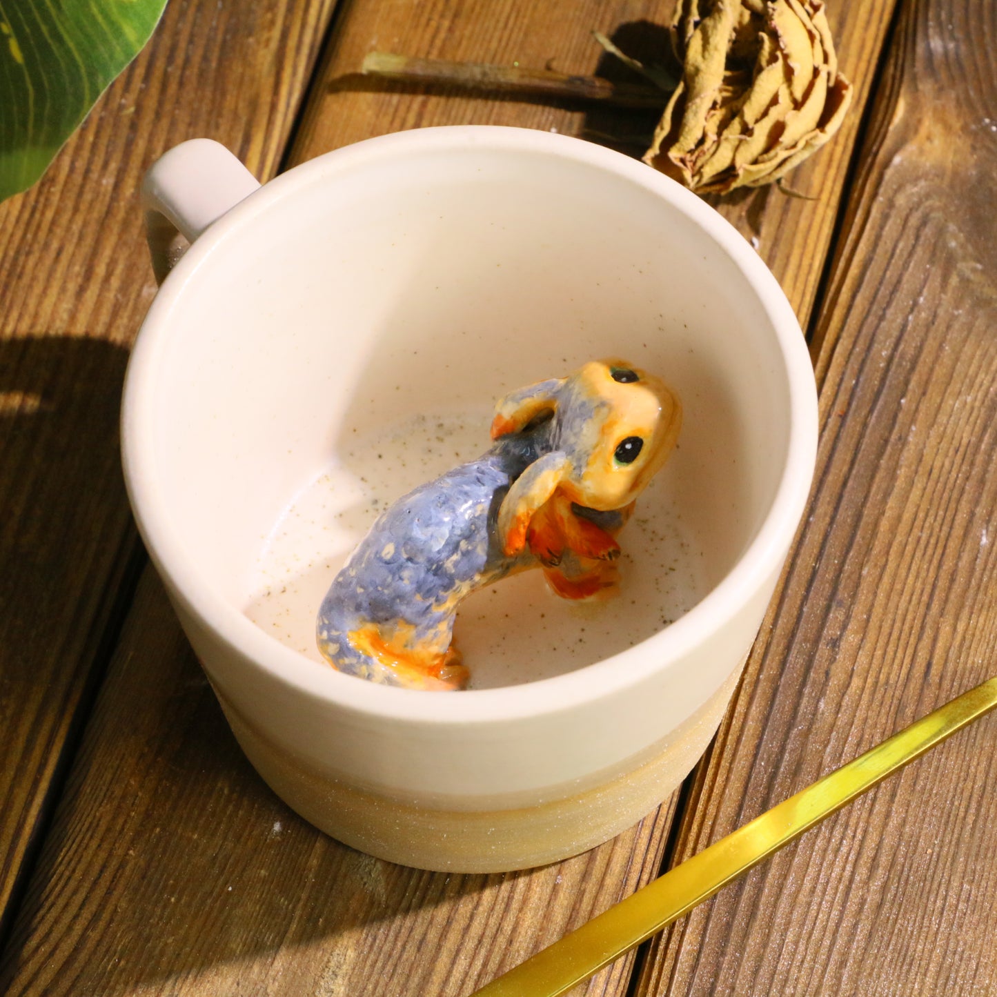 Nix-Inspired Handmade Ceramic Mug - Custom Star Wars Outlaws Gift for Gamers