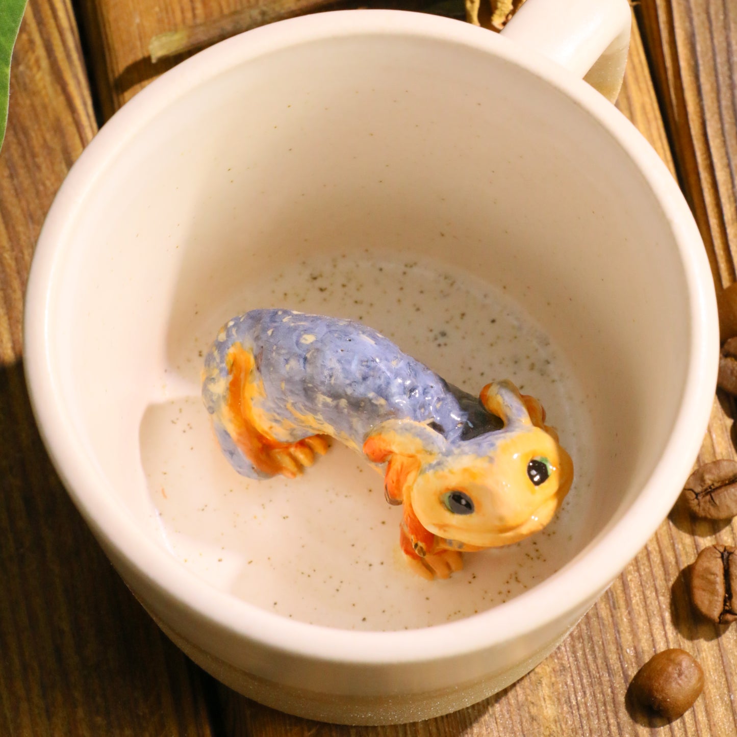 Nix-Inspired Handmade Ceramic Mug - Custom Star Wars Outlaws Gift for Gamers