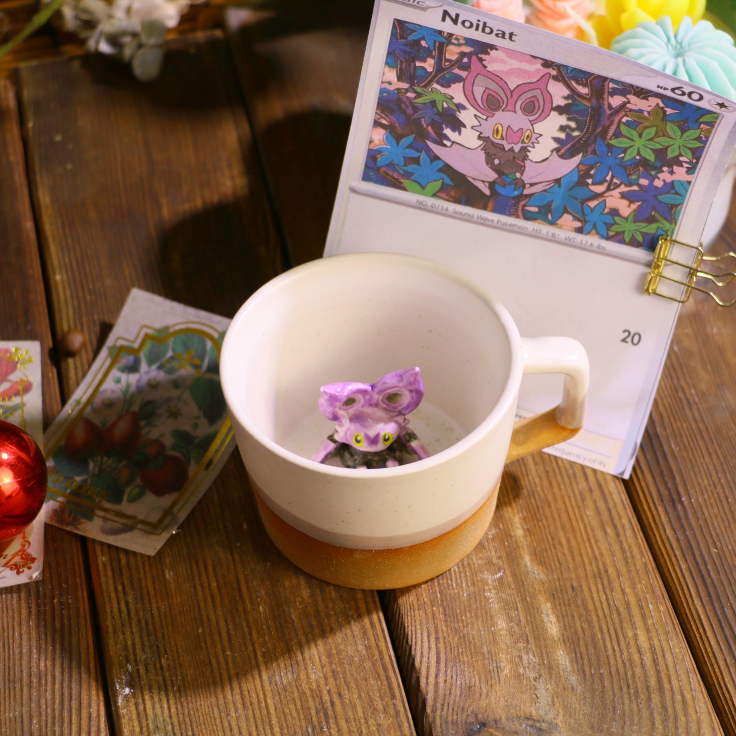 Handmade Pokémon-Inspired Ceramic Mug – Cute Anime Figurine Coffee Cup