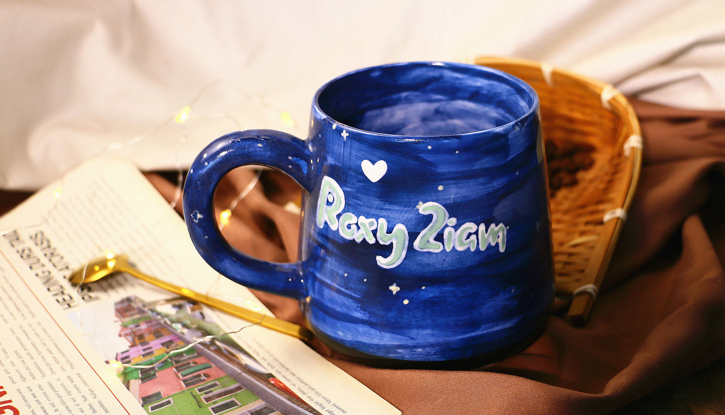 Nel Hand-painted Ceramic Mug, Bleach Pottery Cup for Anime Lovers