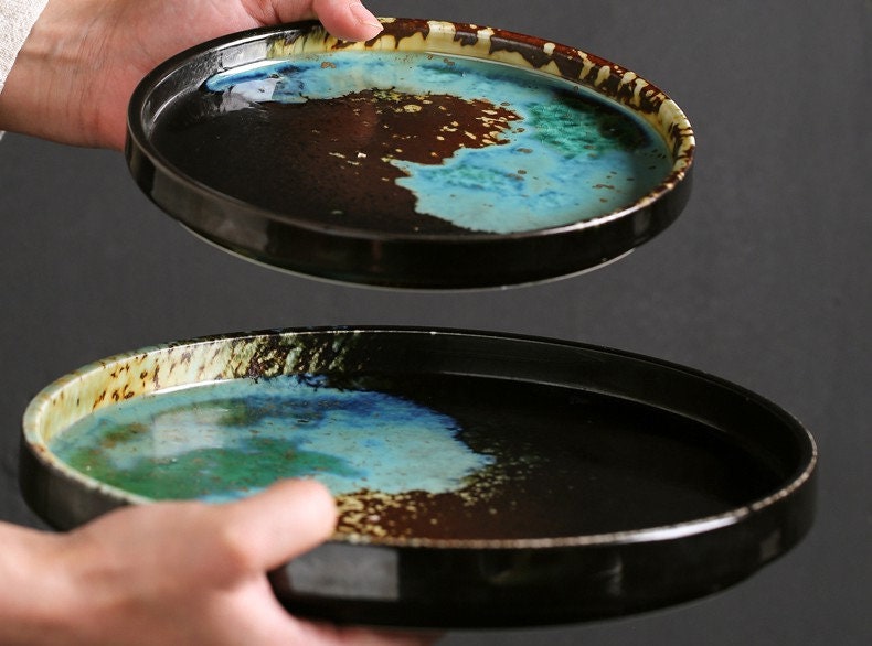 Ceramic Salad Plate, Handmade Personalized Pottery Dinnerware