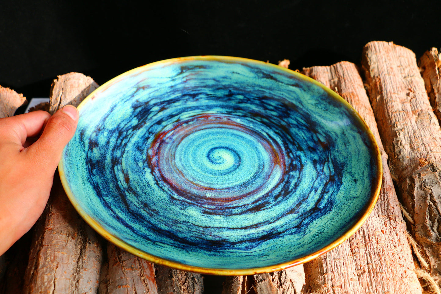 Handmade Ceramic Plate, Serving Plate