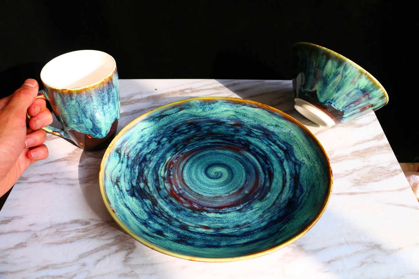 Handmade Ceramic Plate, Serving Plate