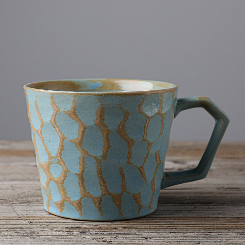 Ceramic Coffee Mug Handmade, Personalized Pottery Mug