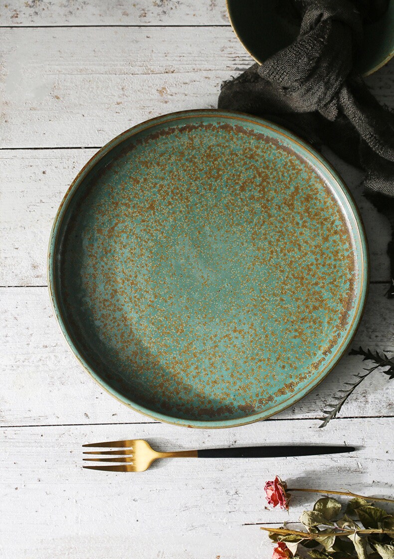 Ceramic Salad Plate, Handmade Personalized Pottery Dinnerware, Serving Tray