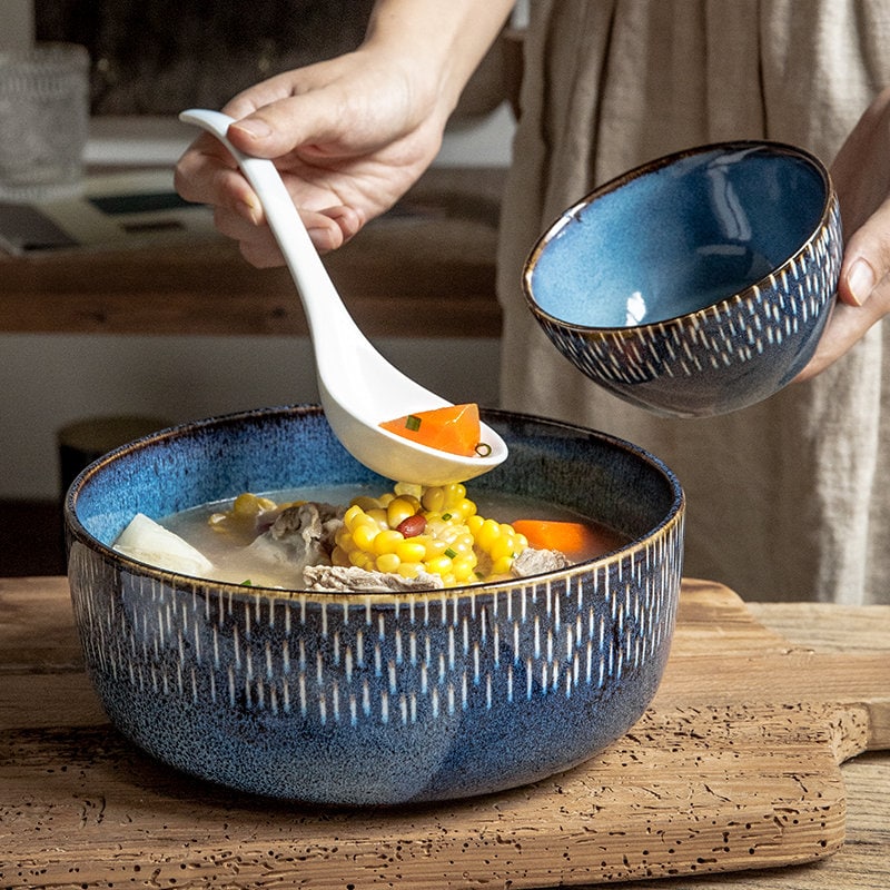 Ceramic Bowl, Handmade Pottery Serving Bowl, Personalized Dinnerware