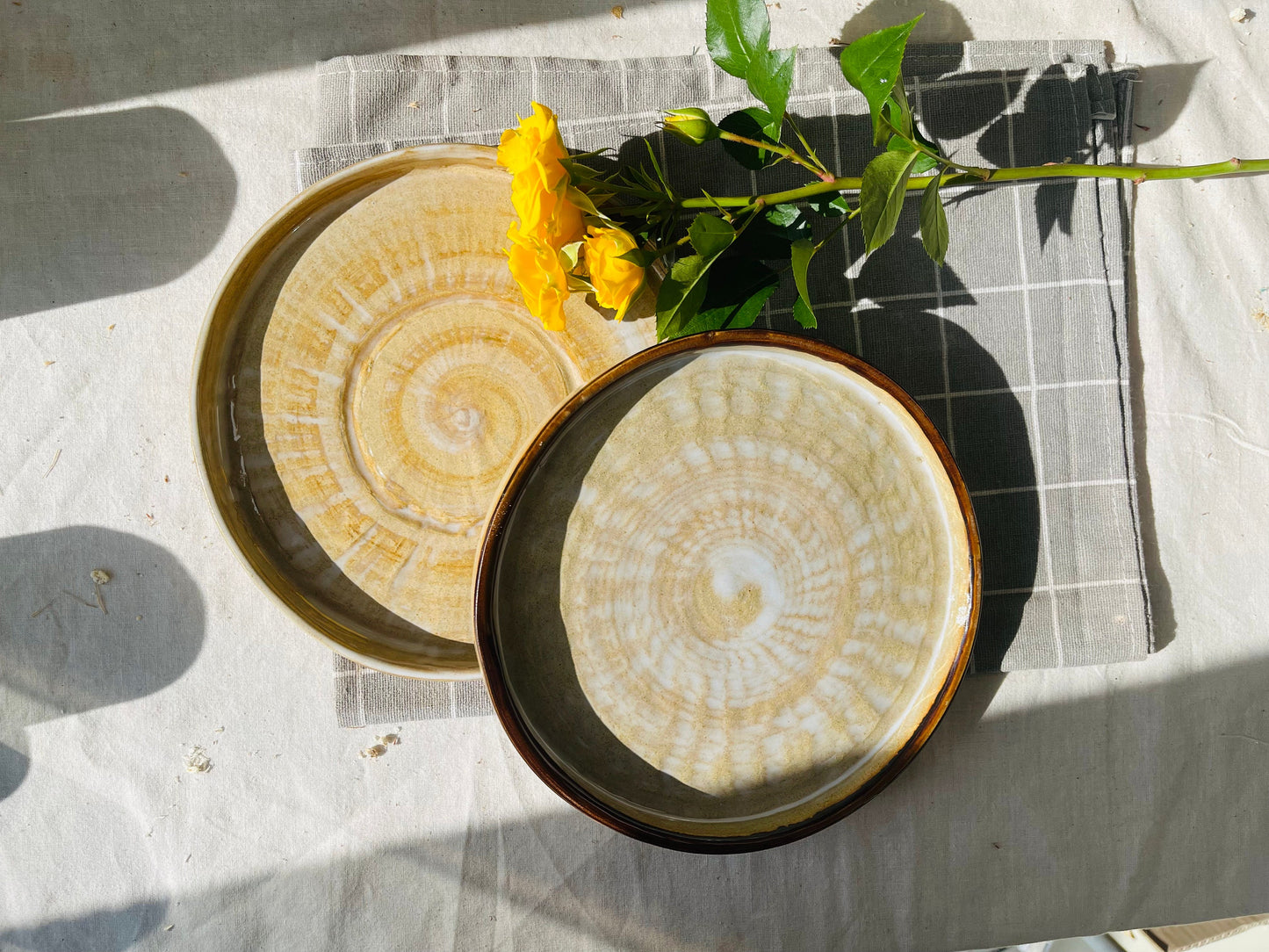 Ceramic Dinner Plate, Handmade Personalized Pottery Dinnerware, Serving Platter