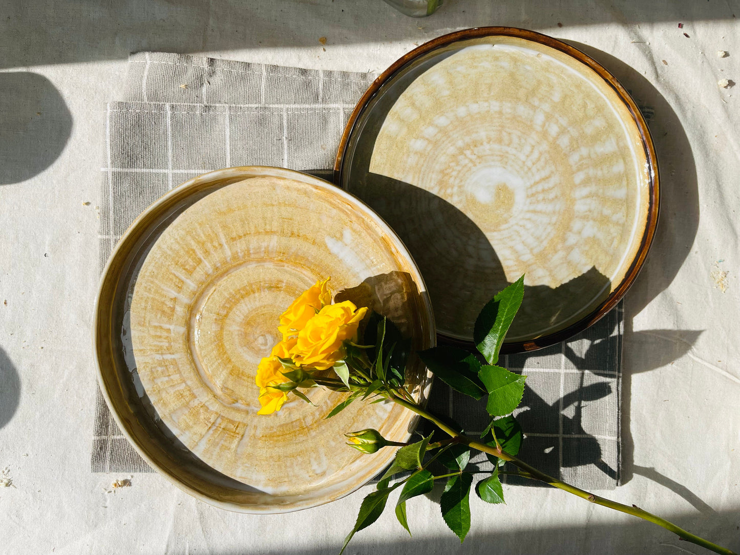 Ceramic Dinner Plate, Handmade Personalized Pottery Dinnerware, Serving Platter