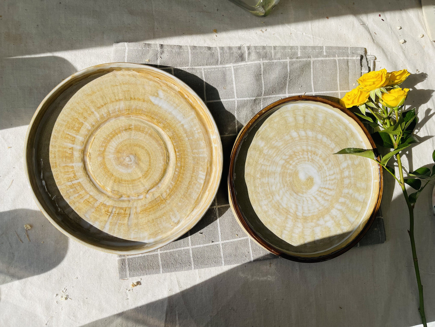 Ceramic Dinner Plate, Handmade Personalized Pottery Dinnerware, Serving Platter