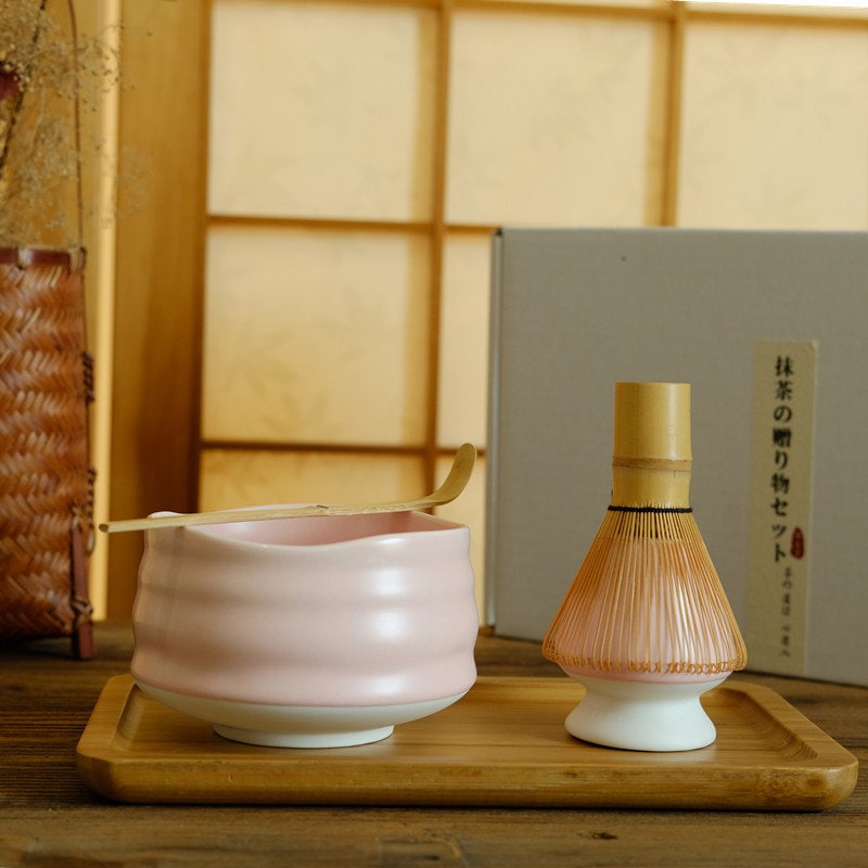 Matcha Set The Perfect Gift for Tea Lovers, Personalized Matcha Bowl With Bottom Design
