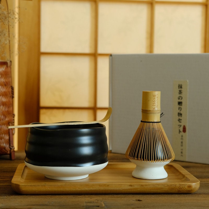 Matcha Set The Perfect Gift for Tea Lovers, Personalized Matcha Bowl With Bottom Design